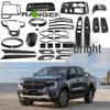 Комплект внутренней и внешней отделки для Ford Ranger 21-24: Зеркало, Накладка на дверную ручку, Ручка, Крышка бензобака, Подлокотник, Рычаг переключения передач