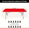 Polyester Rectangular Elastic Universal Tablecloth Protective Cover For Home Parties, Banquets, Picnics, Wedding Decorations
