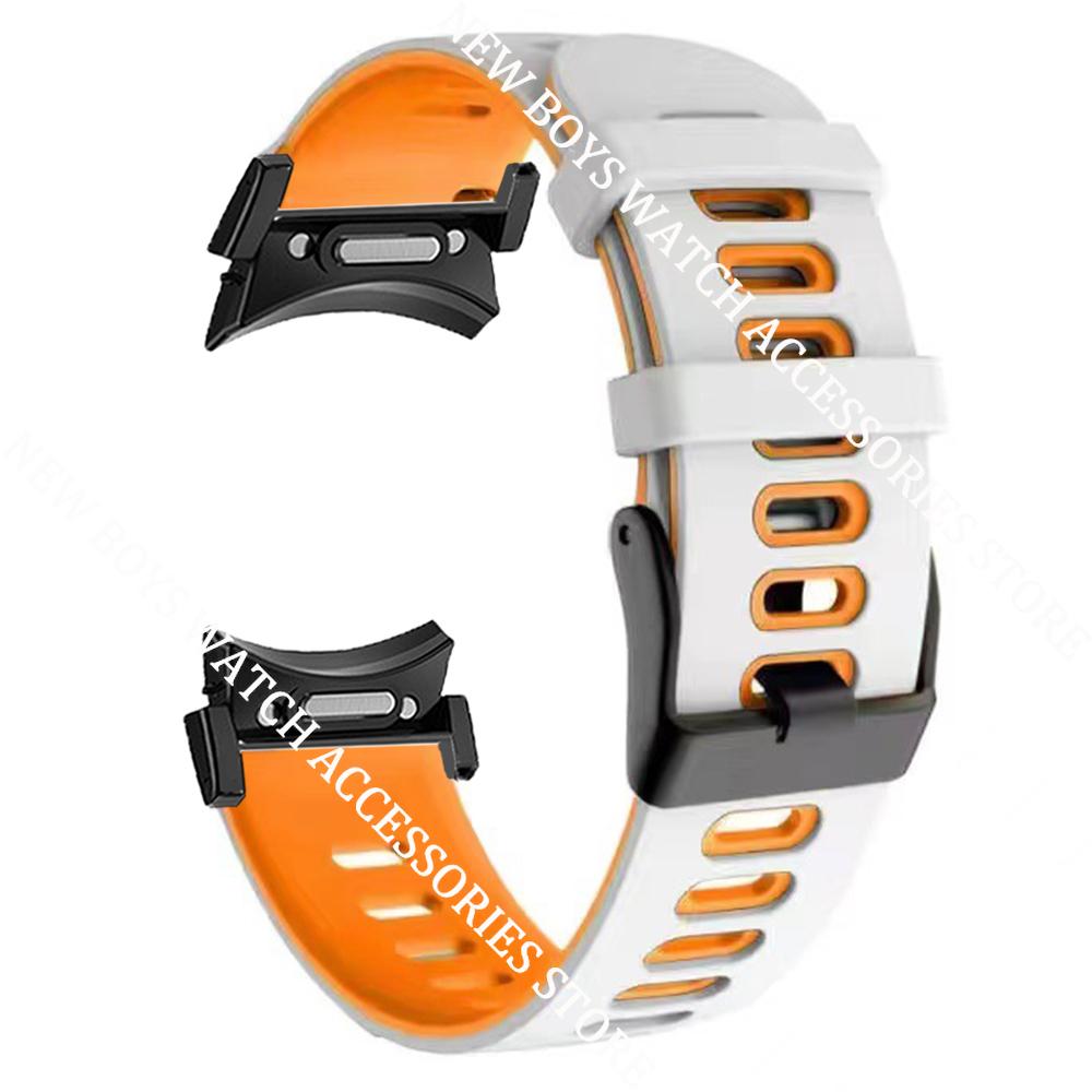 Силиконовый ремешок Quick Fit Correa для Samsung Galaxy Watch 4/6 Classic 47мм 43мм 4/5/6 40мм 44мм Браслет без зазоров Ремешок для часов