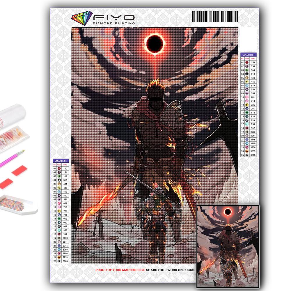 Full 5D Diy Diamond Painting Game Dark Souls 5D Diamond Painting