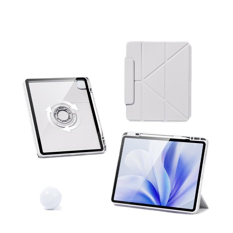 360 Degree Rotating IPad Air 6 7 Case With Built-in Pencil Slot Stand TPU Shockproof Cover 10.9 Inch Tablet