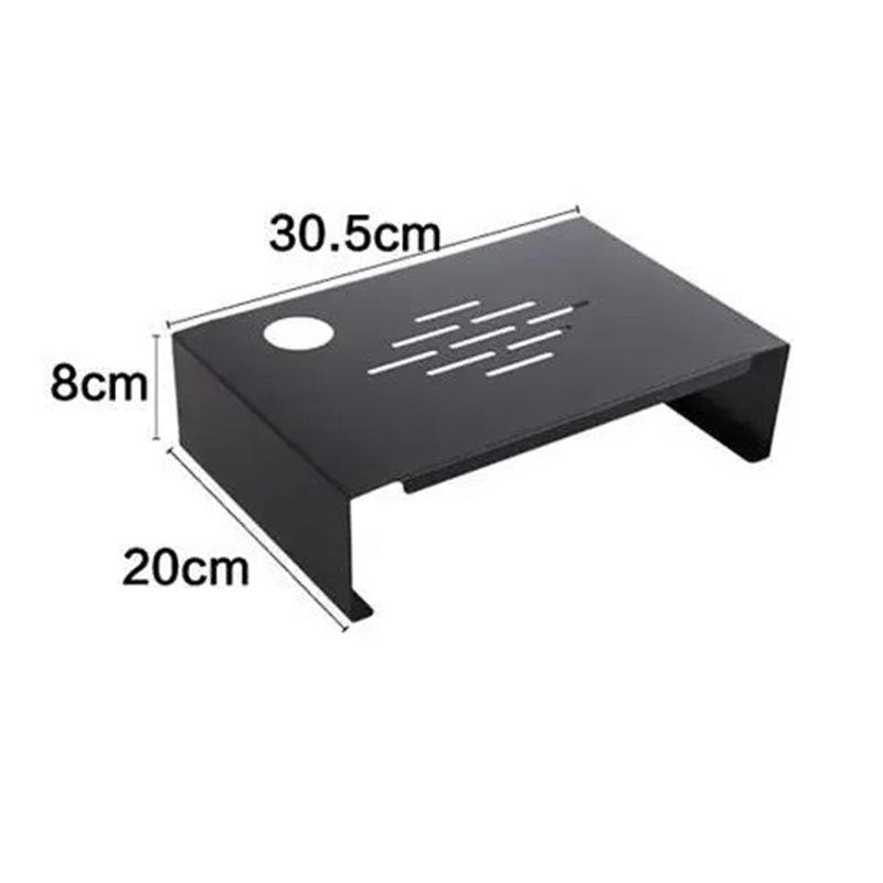 Metal Monitor Stand & Storage Shelf for Desktop and Laptop