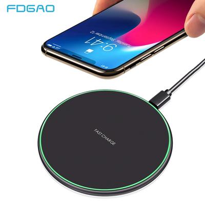 Беспроводное зарядное устройство с быстрой зарядкой 15 Вт для Iphone 14 Pro 13 12 11 X Xr Xs 8 Samsung Note 20 10 S22 S21 S20, панель для быстрой зарядки
