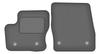 Velour car mats graphite for: Ford Transit Connect FL delivery van (2017-)