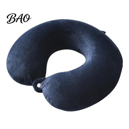 5-second Rebound Memory Foam Travel Neck Pillow, U Shaped Headrest for Airplane Multi-functional Lumbar Pillow Car, Soft Support Office Nap, Removable