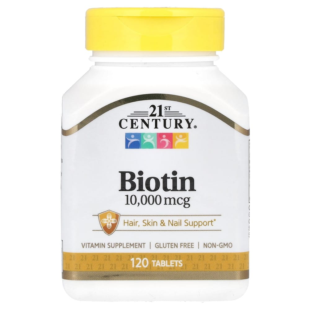 21st Century Sentry Biotin 10000mcg, 120 Tablets