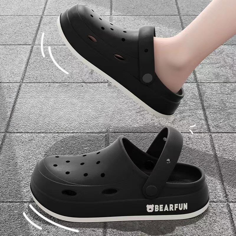 Женские летние сандалии на толстой подошве из дышащей ткани, подходят для прогулок, выгула собак и домашнего использования, легкие и амортизирующие повседневные пляжные туфли