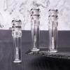 Empty 3.5Ml Transparent Lipgloss Tubes With Silicone Brush Round Cosmetic Lipgloss Tube Clear Lip Balm Bottle Refillable