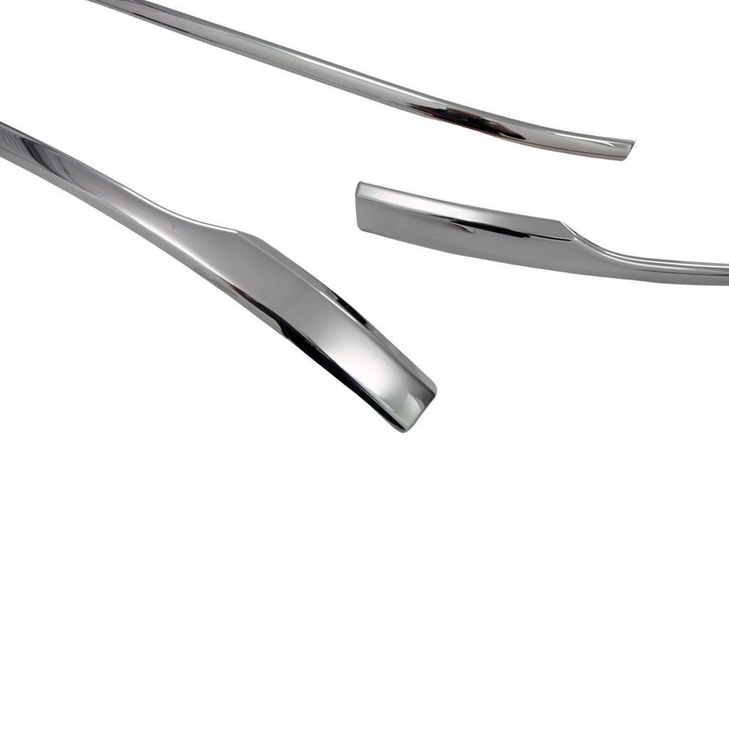 Chrome front bumper trim strips Volkswagen Passat B8 2015-19