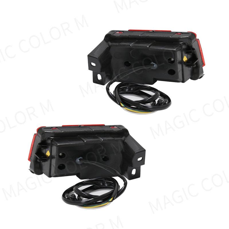 Для Toyota Land Cruiser Prado 150 LC150 FJ150 GRJ150 2010 - 2020 Задний бампер отражатель светодиодный автомобильный задний фонарь стоп-сигнал поворотник