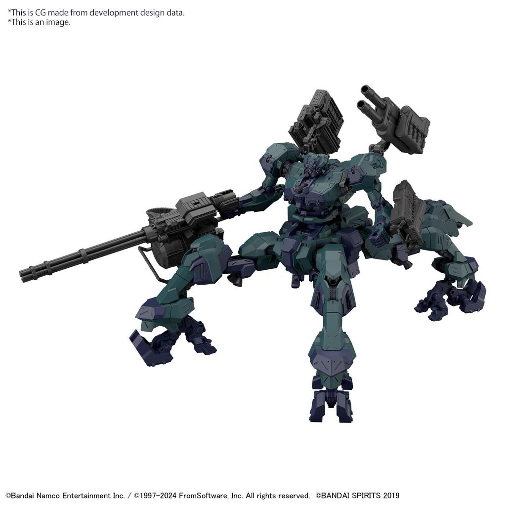 BANDAI SPIRITS 30MM ARMORED CORE VI FIRES OF RUBICON BALAM INDUSTRIES MELANDER Liger Tail Plastic Model Kit BD-011 Pre-Colored