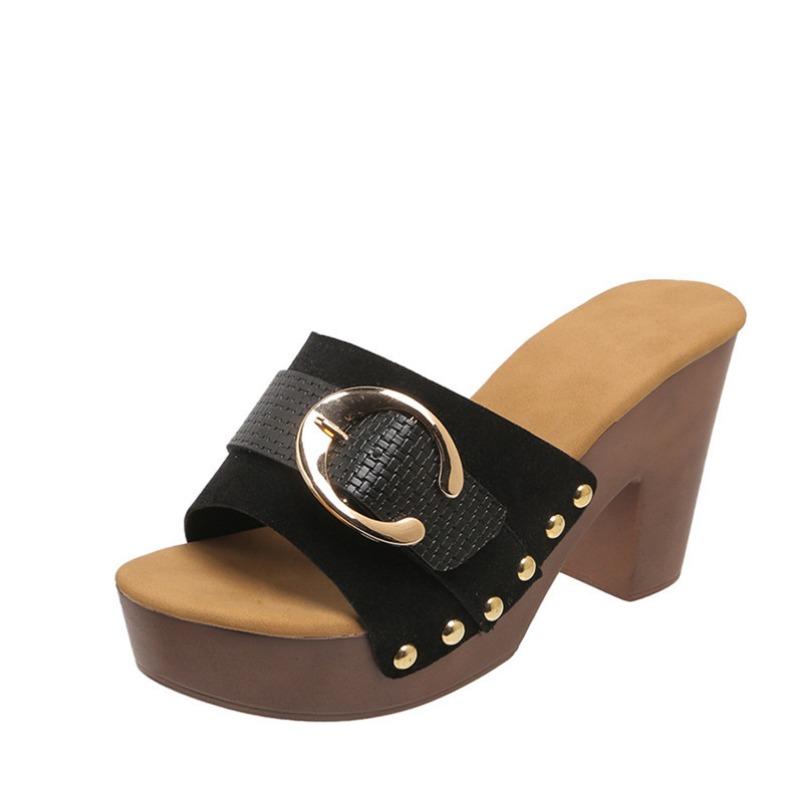 Женские сандалии на высоком каблуке. Летняя обувь. Женские сандалии на платформе. Роскошные шлепанцы. Женская дизайнерская обувь. Женская обувь для прогулок на открытом воздухе.