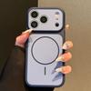 Официальный магнитный чехол для телефона для iPhone 17 Air 13 11 12 14 15 16 Pro Max Plus Magsafe Большое окно Защитная крышка для беспроводной зарядки