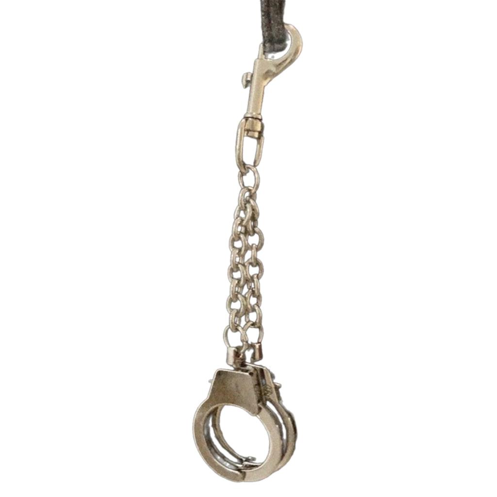 Fashionable Keychain Handcuff Pendant Keyring Decorative Key Holder Punk Key Hanger Pants Chains for Hip Hop Lovers