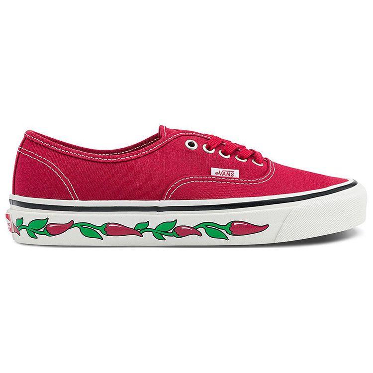 Vans Оригинальные парусиновые кеды серии 44, повседневные, низкие, для скейтбординга, унисекс, красно-белые, VN0A4BVYFRK