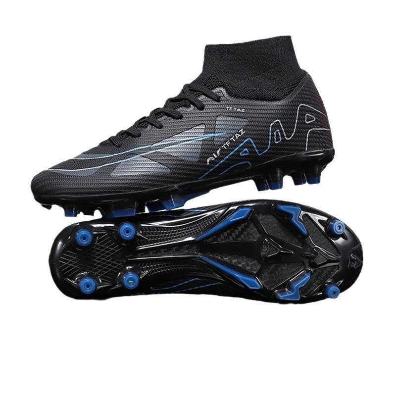 Sneakers Student Football Shoes Men's High Top Flying Weaving Training Nails Spikes 2025 Artificial Grass European Cup Crush