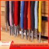 5mm-6mm Colored Polyester-Cotton Hat Rope with Metal Tips, Trouser Waist Cord, Core-Wrapped Sweater Drawstring