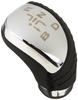 SilkBlaze Shift Knob Type-T, Chrome & Genuine Leather, for Toyota Prius 30 Series (Model SB-LSK-061)