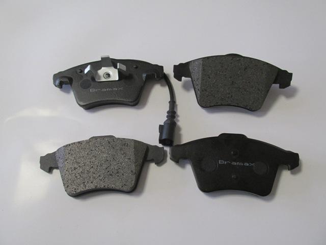 For Volkswagen Transporter T6 2010 2014 Front Brake Pad 1Wire Disc 155X73,3X17 156,3X75,1X16,5 Brama