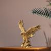 Статуя орла Полимерная фигурка Скульптура животного Поделки Подарок Украшение Золото для офисного стола