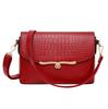 Women Bag Fashion Handbags Crocodile Pattern Shoulder Diagonal Package Middle-aged Bag