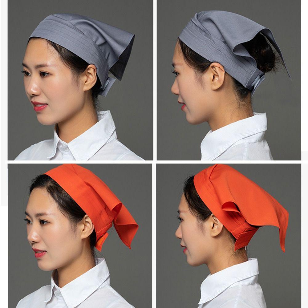 Smoke-proof Dust Kitchen Wrap Hair Hat Work Wear Cooking Hygienic Cap Work Hat Canteen Catering