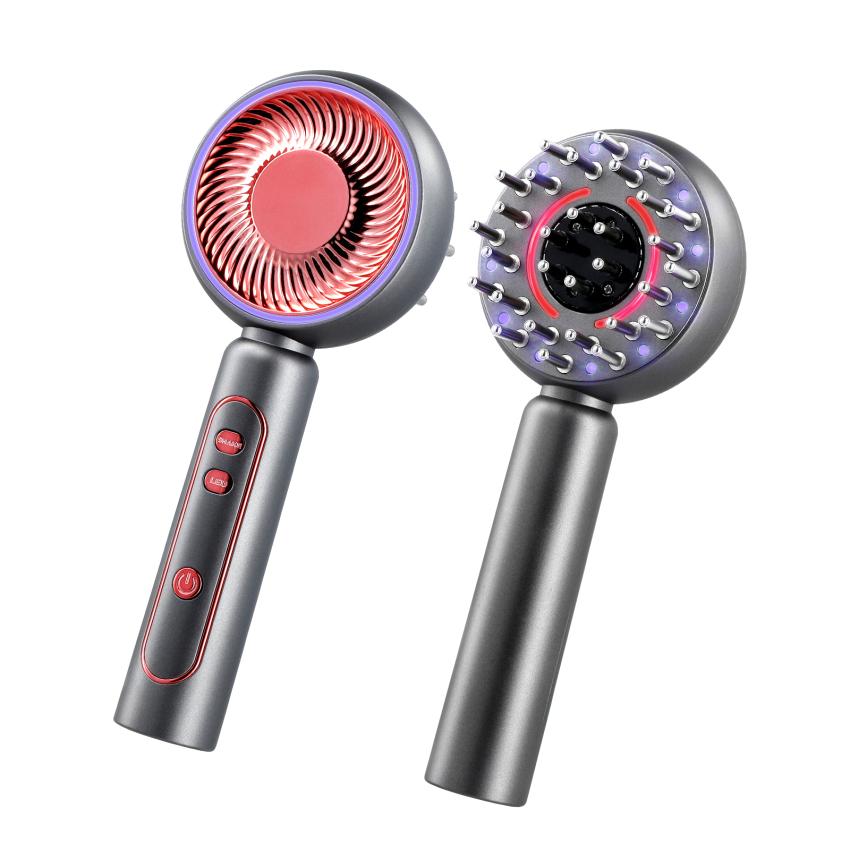 Intelligent Massage Comb Red Light Head Care Fluffy Comb Healthy Hair Comb Essence Medicine Introducer Hair Growth Instrument