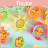 Flower Compass Pattern Mini Plastic Gyro Children Toy For Kid Entertainment