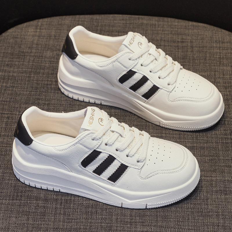 Белые туфли из натуральной кожи Кроссовки Повседневные туфли для скейтбординга Туфли для маффинов