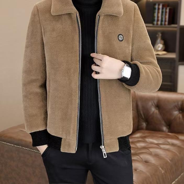 Мужская шуба из норки премиум-класса с добавлением утолщенного меха на осень и зиму, новая мужская шуба из норки, имитирующая мех