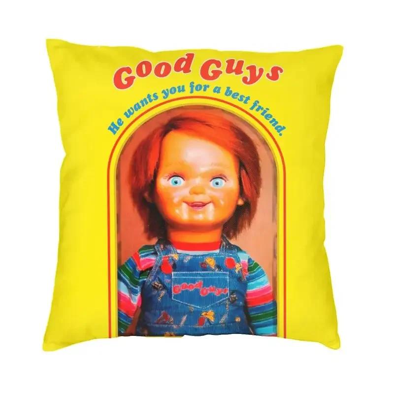Чехол для подушки Good Guys Carpenter, диван, гостиная, мультяшная детская игрушка, кукла Чаки, квадратная наволочка 45x45 см