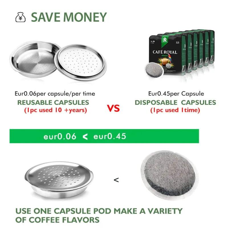 Многоразовая капсула Senseo из нержавеющей стали, капсулы для кофе For for Philips Senseo, кофейный фильтр ICafilas