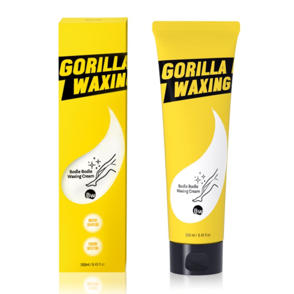 PurpleGorilla Воск для депиляции Мягкий крем для удаления волос Аромат детской присыпки Большой объем 250 г 1 упаковка Pgbw02