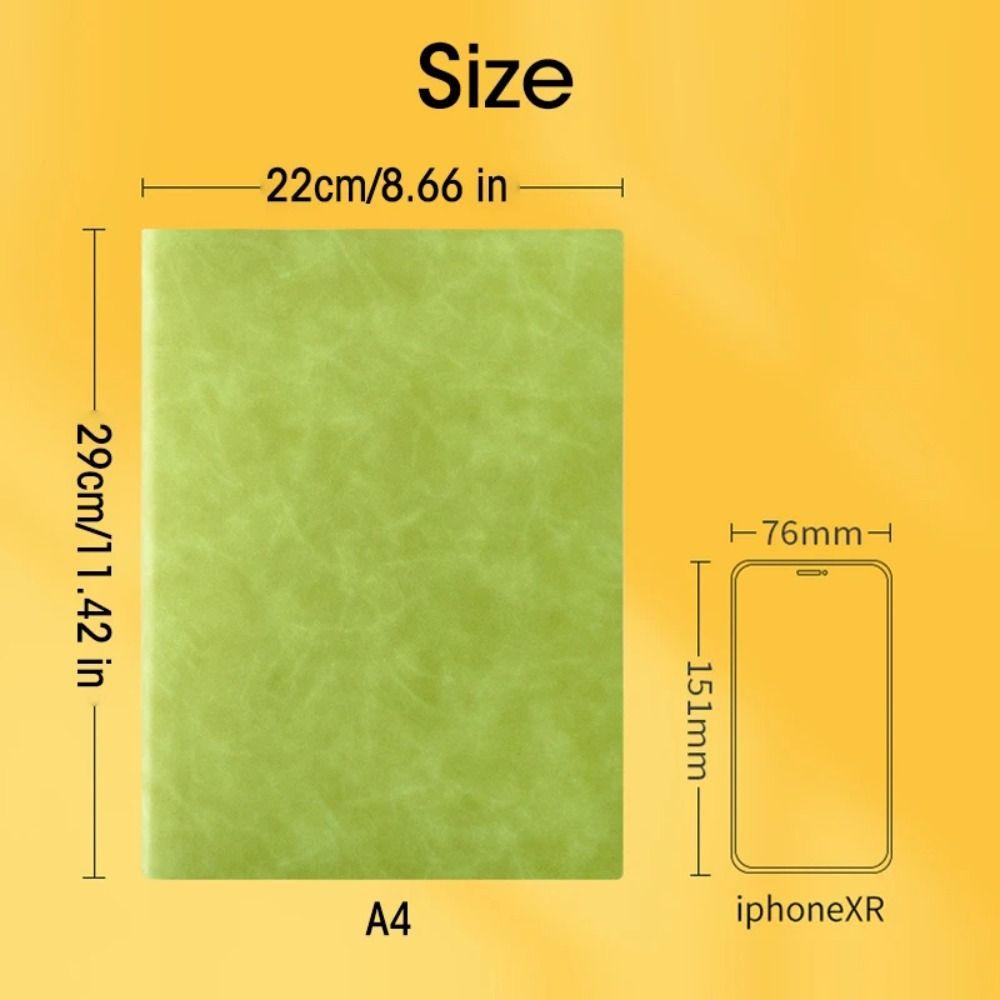 Линованный/Пустой Блокнот А4 Толстый 200 страниц А4 Квадратные Блокноты Блокнот для рисования Большой Блокнот Дневник