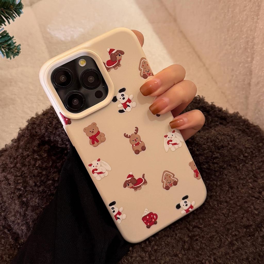 Cookie Shaking Stand Iphone16 Apple 17promax Mobile Phone Case 14 Fun 13 Soft 15 Suitable for 11 Sets