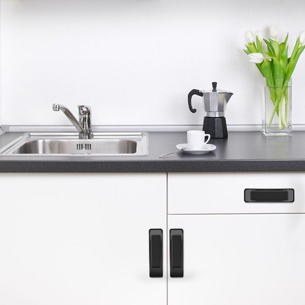 Удобная самоклеящаяся ручка для ящика, быстрая замена, ручка для дверцы шкафа, эргономичная форма, самоклеящиеся ручки для шкафа