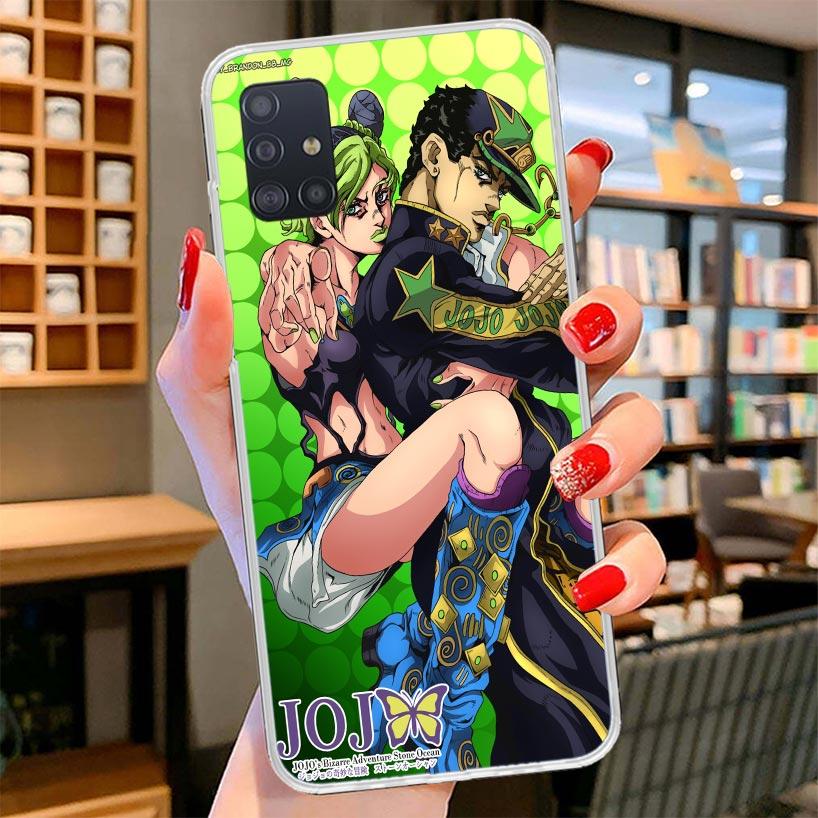 Чехол для телефона JoJo's Bizarre Adventure Джолин Куджо для Samsung Galaxy A12 A22 A32 A52 A72 A02S Чехол для телефона Note 20 Ultra 10 S10
