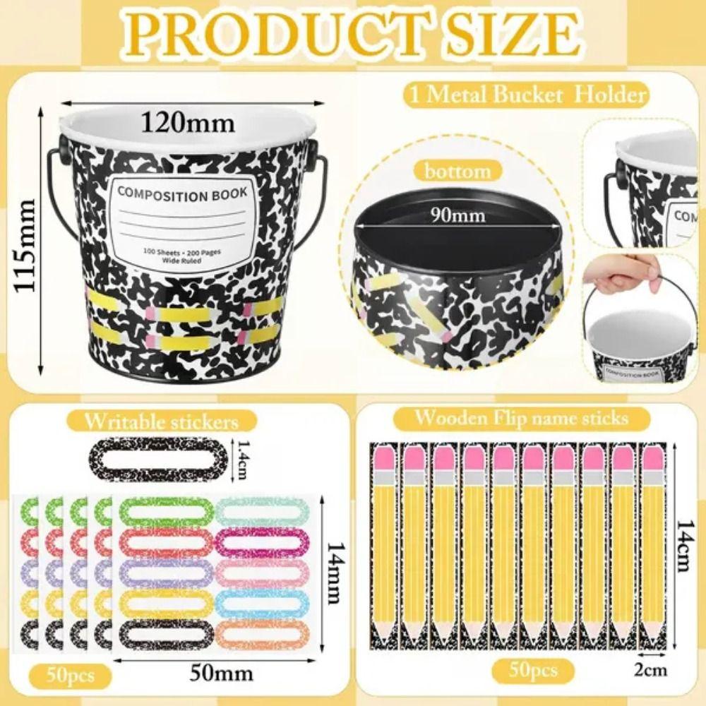 Blank Adhesive Stickers Student Name Sticks Reusable Flip Name Sticks Classroom Management