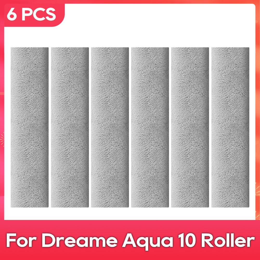 Подходит для ( Dreame Aqua 10 Ultra Ролик в сборе, Aqua 10 Ultra Гусеница ) Комплектующие и принадлежности: Основная боковая щетка, Фильтр, Швабра, Пылесборник