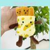 Adorable Cartoon Pancake Plush Keychain With Soft Short Plush And Cute Design Perfect For Souvenir Gifts