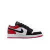 Кроссовки Air Jordan 1 Low SE GS Black Toe для детей Белые Красно-бордовый IB8970-106