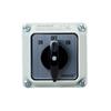 Zhuochao SZW26-20/D101.1BF ON-OFF-ON Rotary Switch with Protective Box, 3-Gear, Universal.