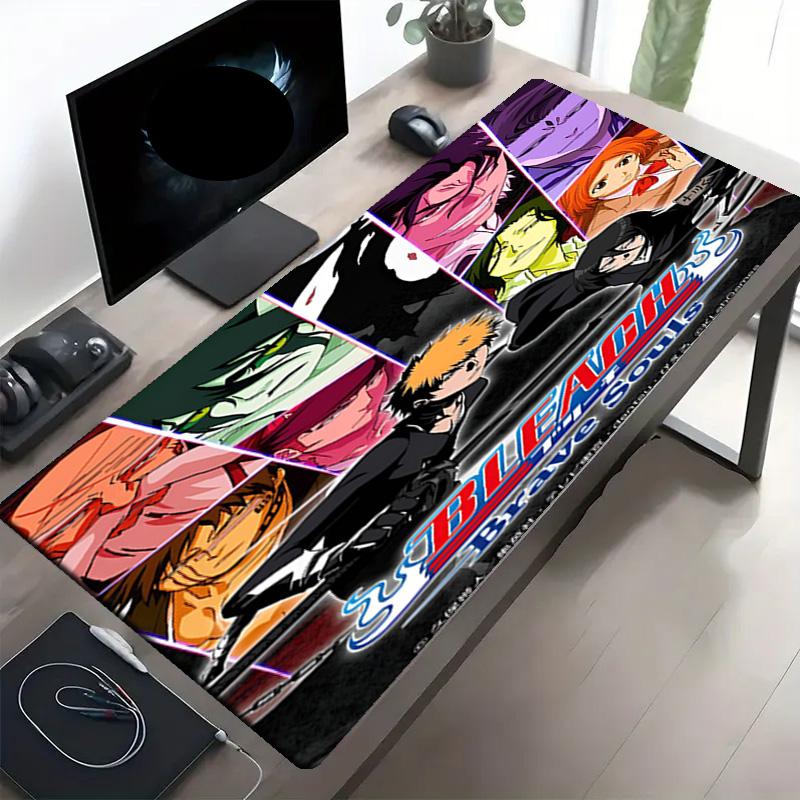BLEACH Print Mouse Pad, Anti‑Slip Desktop keyboard Mat, for PC Laptop Gaming Working Daily Use, Cool Festival Surprise Gift