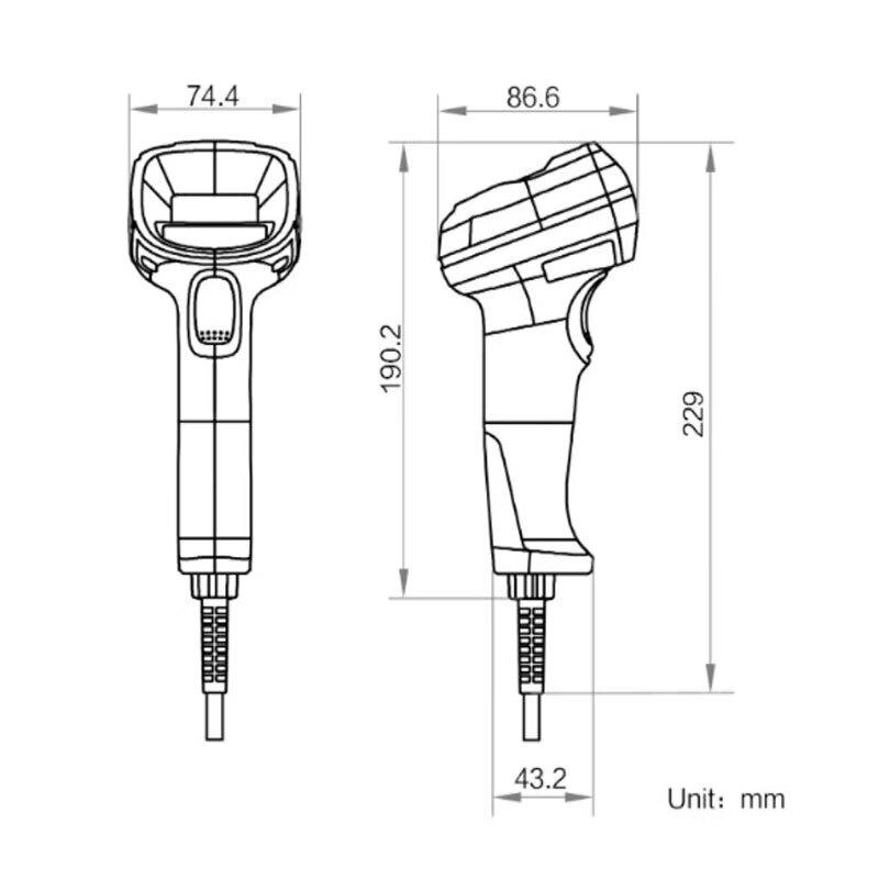 Hikvision Industrial Wireless Handheld 1D Barcode Scanner