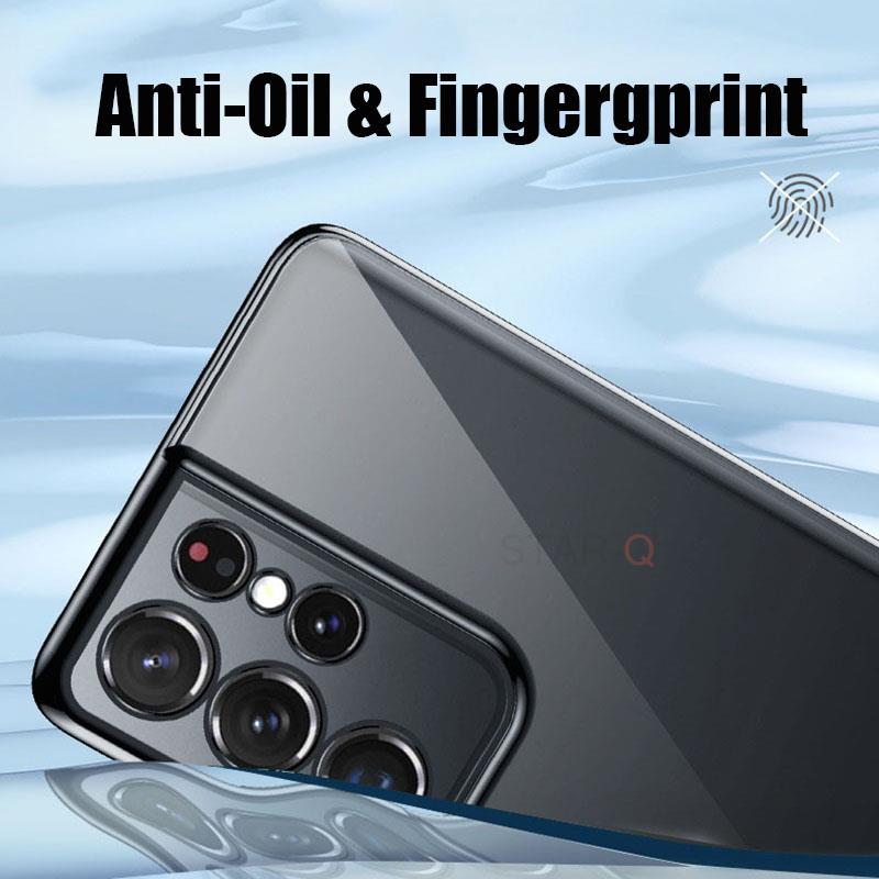 Роскошный прозрачный чехол с покрытием для Samsung Galaxy S23 S22 Ultra Plus S21 Fe A53 A33 прозрачный силиконовый чехол S 23 22 21 S23ultra