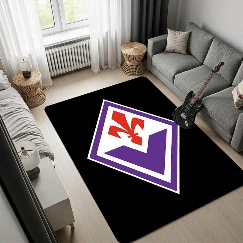 ACF Fiorentina Football Team Player Poster Area Rug, Soccer Star Picture Floor Carpet, Non Slip Mat for Living Room Bedroom, Football Fan Decor