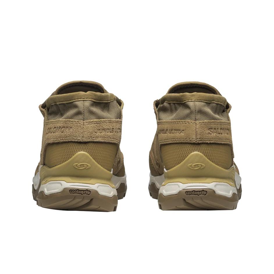 SALOMON Кенгуру Jungle Ultra Low Advanced Тусклое золото Мужские кроссовки Коричневый Сафари L47130800