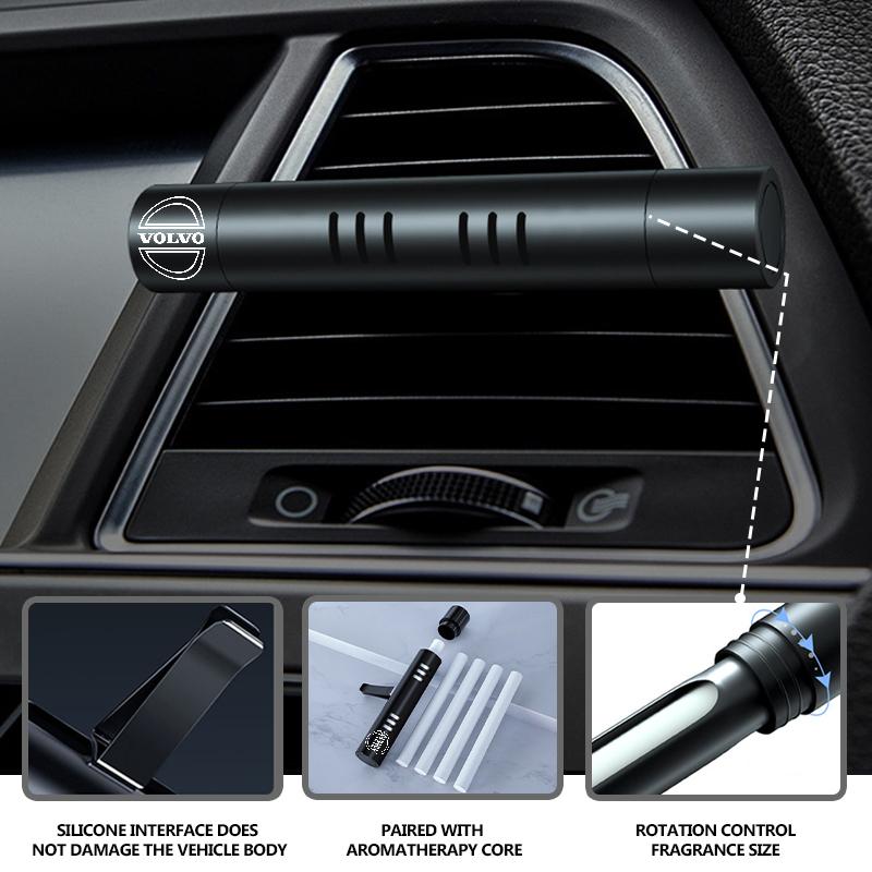 For Volvo Car Fragrance Custom Vent Clip Cylindrical Essential Oil Sticks V50 S60 XC60 S40 XC40 XC90 V60 S80 S90 V70 XC70