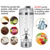 600ML USB Rechargeable Protein Blender Shaker Bottle Portable Creative Auto Electric GYM Protein Blender Shaker Bottle