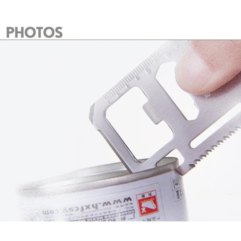 Карманный инструмент Многофункциональный Кредитный Edc Для улицы Бутылка Выживание Снаряжение Карта Мульти Многоцелевой Гаджет Кемпинг Открывалка Кошелек Набор